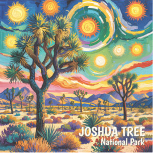 Joshua Tree National Park Van Gogh Colorful Desert
