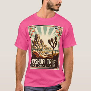 Joshua Tree National Park Vintage Hiking Camping O T-Shirt