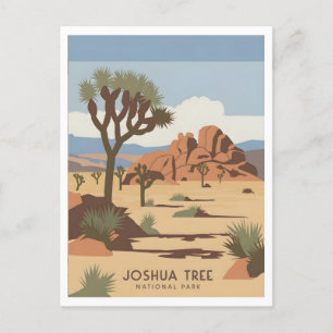 Joshua Tree National Park vintage Postcard