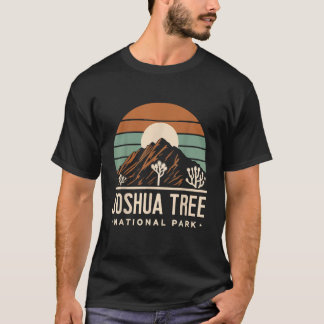 Joshua Tree Retro Vintage Hiking Camping Californi T-Shirt