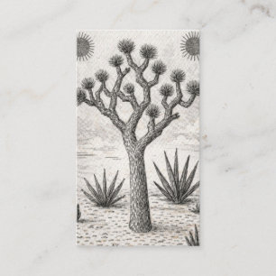 joshua tree sketch desert sketch art enclosure card