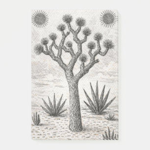 joshua tree sketch desert sketch art post-it notes
