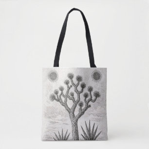 joshua tree sketch desert sketch art tote bag