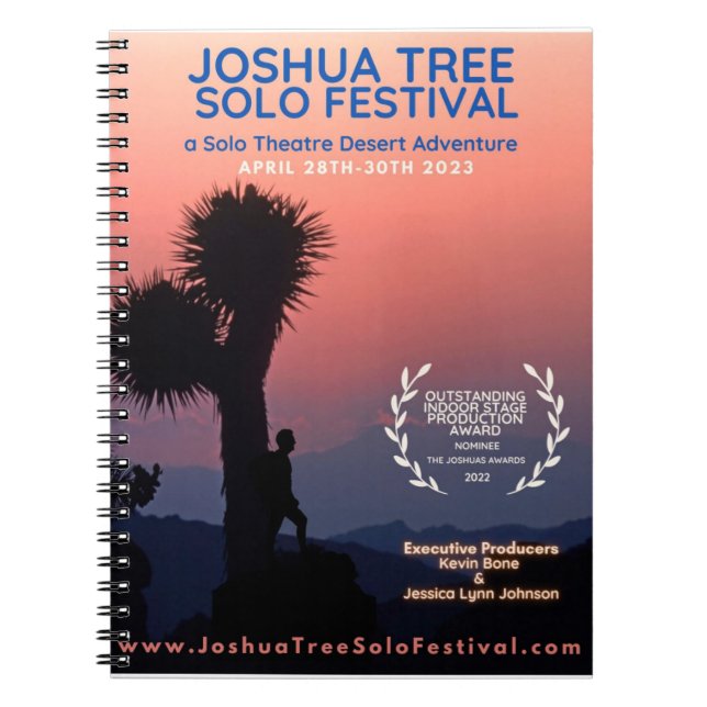 Joshua Tree Solo Festival 2023 Notebook (Front)