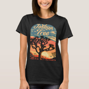 Joshua Tree Sunset Retro Classic National Park 80s T-Shirt