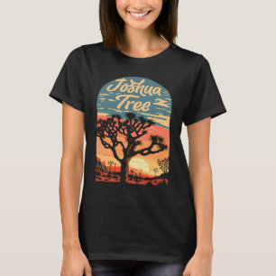 Joshua Tree Sunset Retro Classic National Park 80s T-Shirt