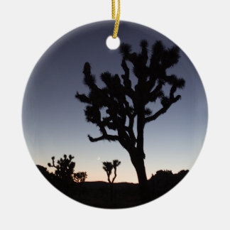 Joshua Tree Twilight Ceramic Tree Decoration