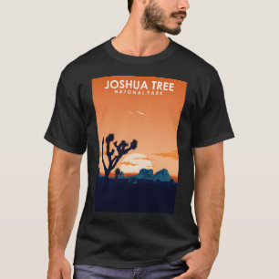 Joshua Tree Vintage Minimimal Retro National Park T-Shirt