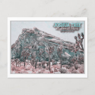 JOSHUA TREE WATERCOLOR - CALIFORNIA UNITED STATES POSTCARD