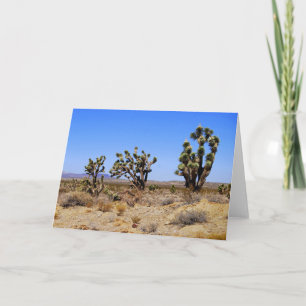 Joshua Trees, Mojave Desert, Greeting Card