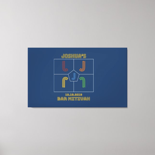 JOSHUA'S Mitzvah Sign In Board4 (Front)