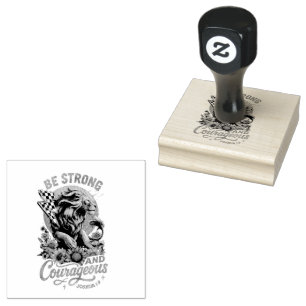 Joshus 1:9  rubber stamp
