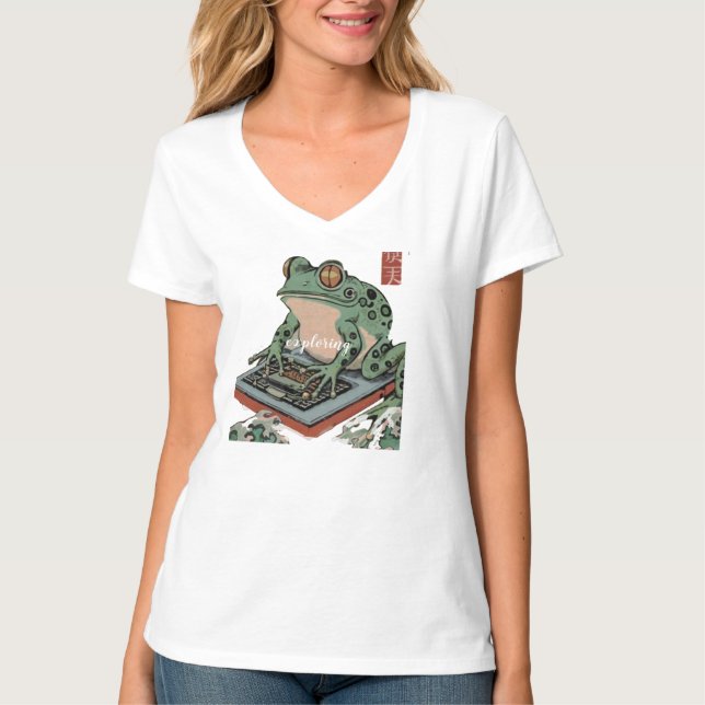 josias art of frog vector graphic T-Shirt (Front)