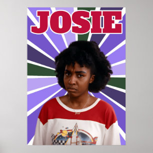 Josie from Bottoms 2023   Ayo Edebiri   Retro Poster