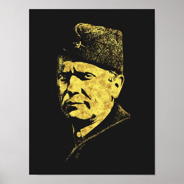 ★ Josip Broz Tito ★ President of Yugoslavia SFRJ Poster (Front)