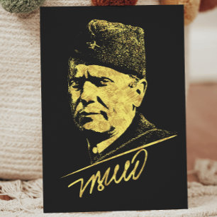 Josip Broz Tito Yugoslavia President Card