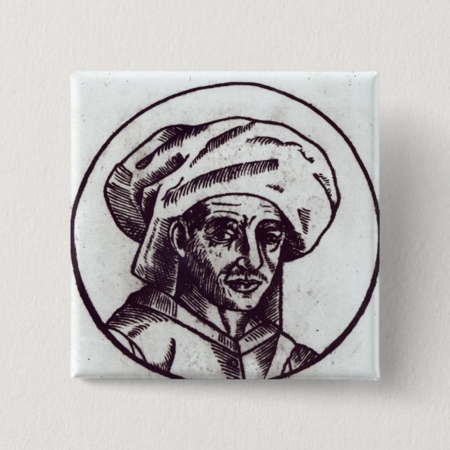 Josquin des Pres 15 Cm Square Badge (Front)