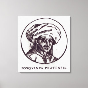 Josquin des Pres Canvas Print