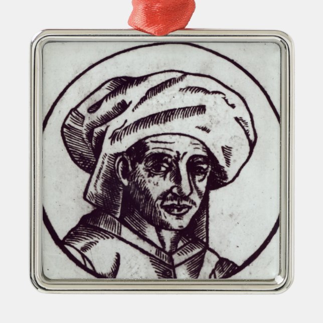 Josquin des Pres Metal Tree Decoration (Front)