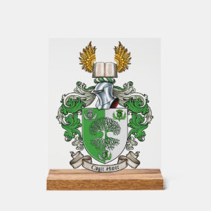 Joss/Joyce Family Association Coat of arms Acrylic Sign