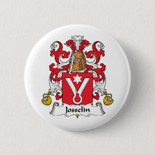 Josselin Family Crest 6 Cm Round Badge