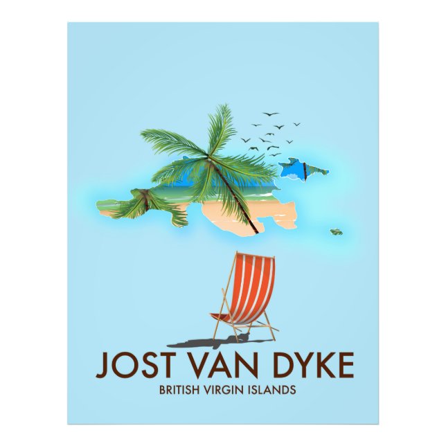 jost van dyke British Virgin Islands. Photo Print (Front)