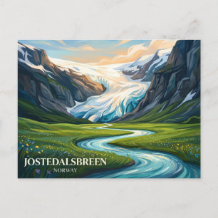 Jostedalsbreen National Park Norway Postcard