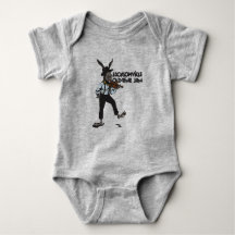 JOTJ Fiddle Rabbit baby bodysuit