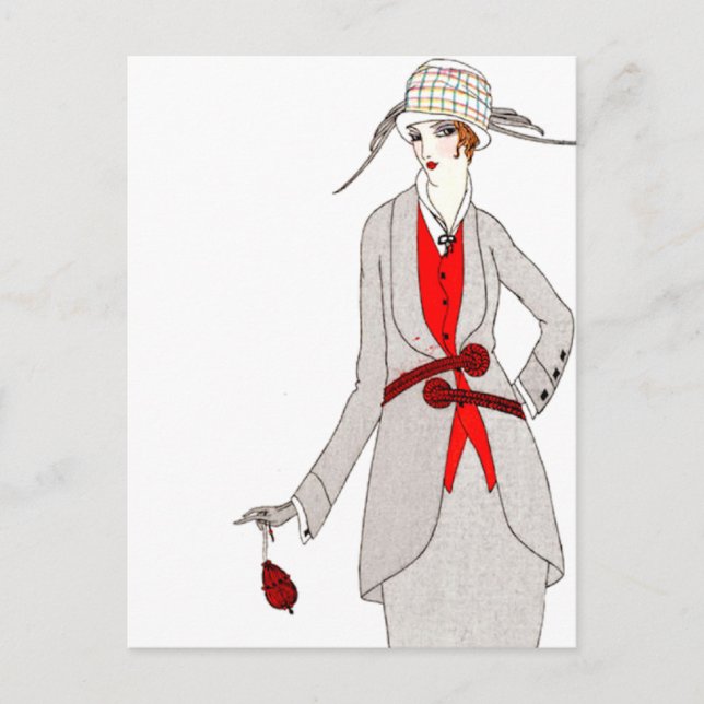 Journal des Dames et des Modes 1 Postcard (Front)