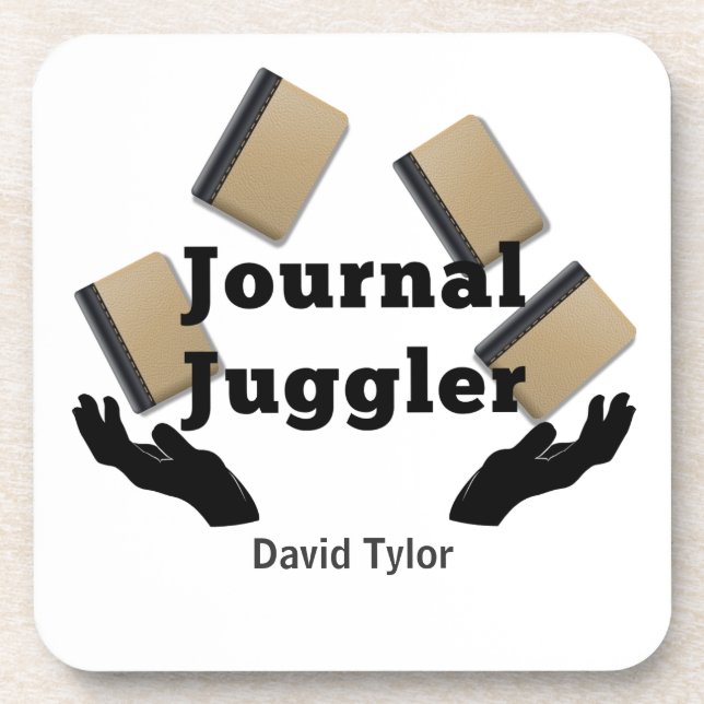 Journal Juggler Coaster (Front)