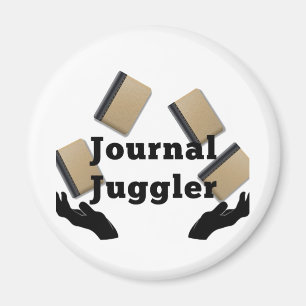 Journal Juggler Magnet