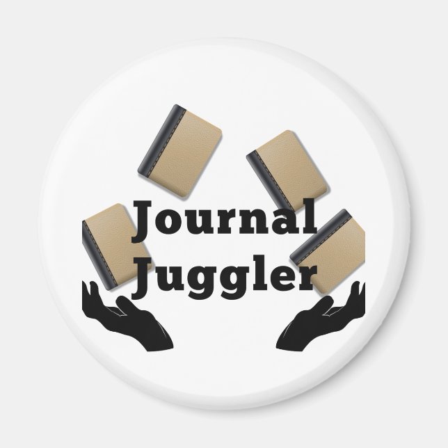 Journal Juggler Magnet (Front)