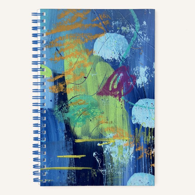 Journal Notebook in Underwater Cave Design (Front)