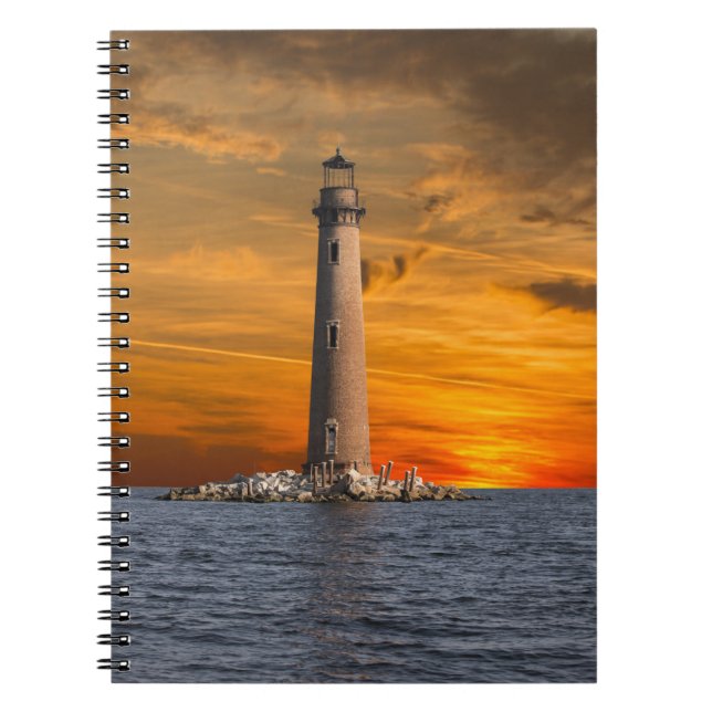 Journal/Notebook with Lighthouse Cover Notebook (Front)