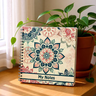 JOURNAL Pastel Mandala custom notebook