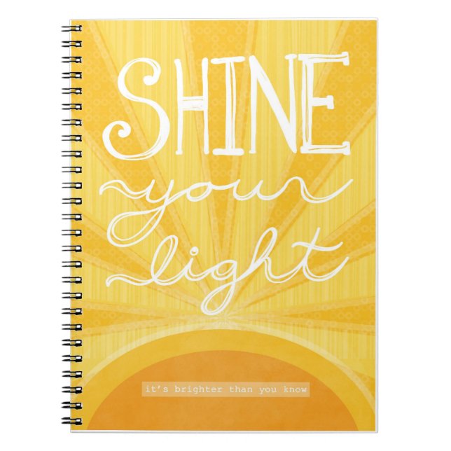 Journal - "Shine Your Light" (Front)