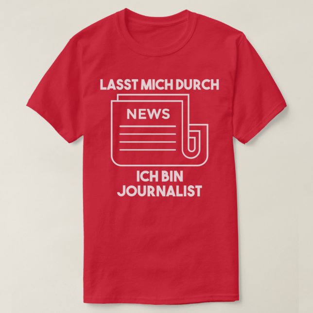 Journalist Author Saying 7 T-Shirt (Design Front)