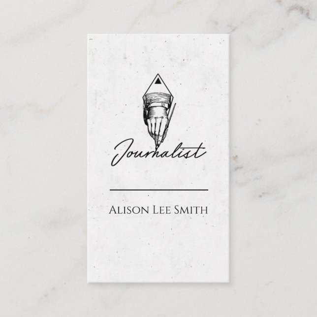 Journalist Business Card (Front)