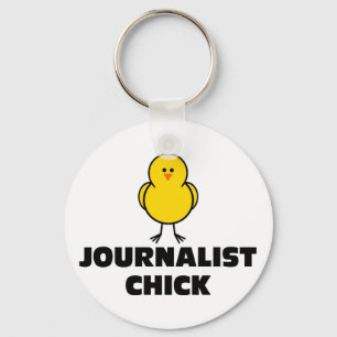 Journalist Chick Key Ring