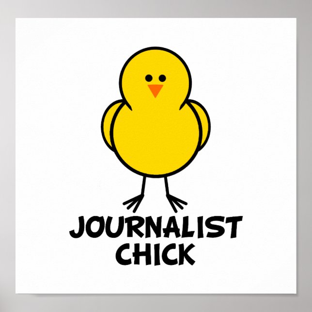 Journalist Chick Poster (Front)