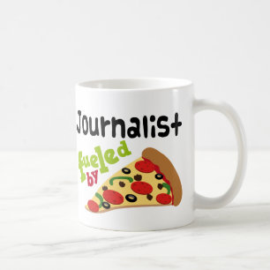 Journalist (Funny) Pizza Coffee Mug