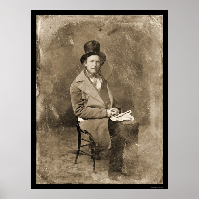 Journalist Greeley Daguerreotype 1844 Poster (Front)