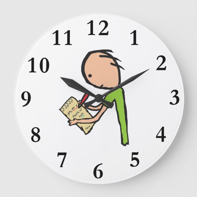 Journalist Large Clock (Front)