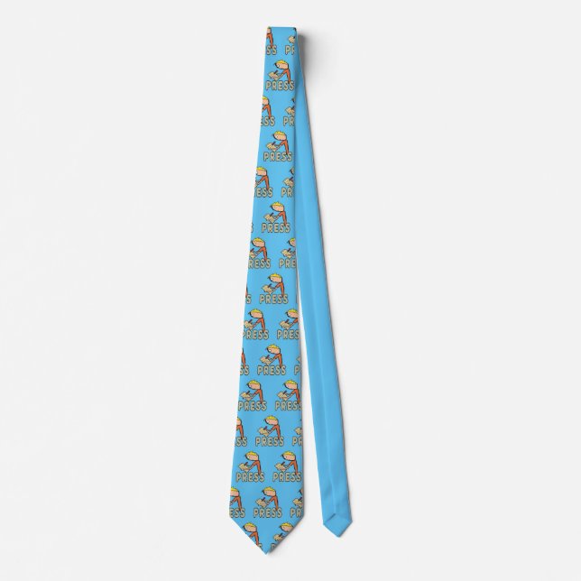 Journalist Press Reporter Tie (Front)
