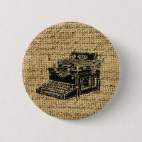journalist scripts burlap antique typewriter