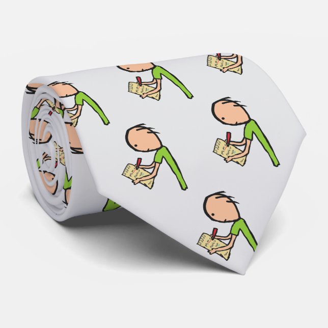 Journalist Tie (Rolled)