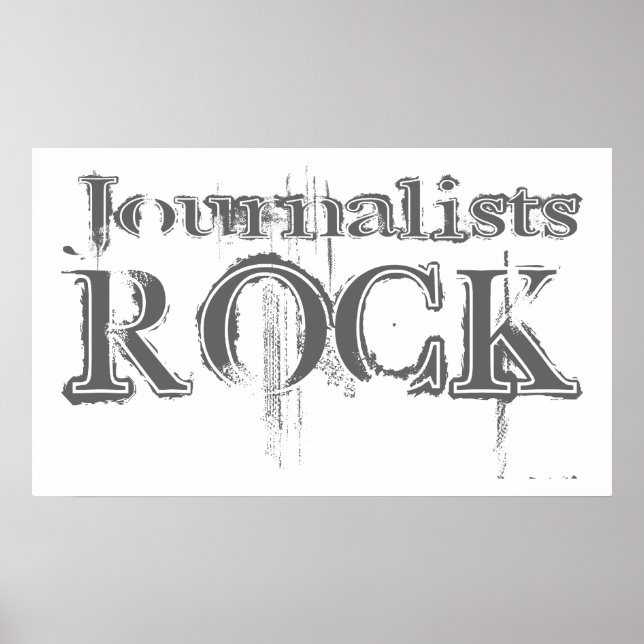 Journalists Rock Poster (Front)