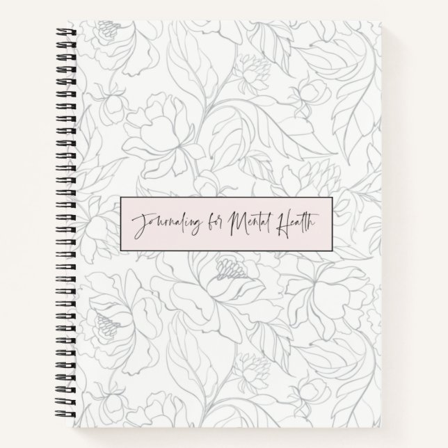 Journalling for Mental Health Women's Journal (Front)