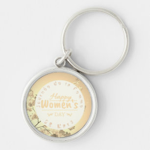 Journée de la Femme - rond premium Key Ring