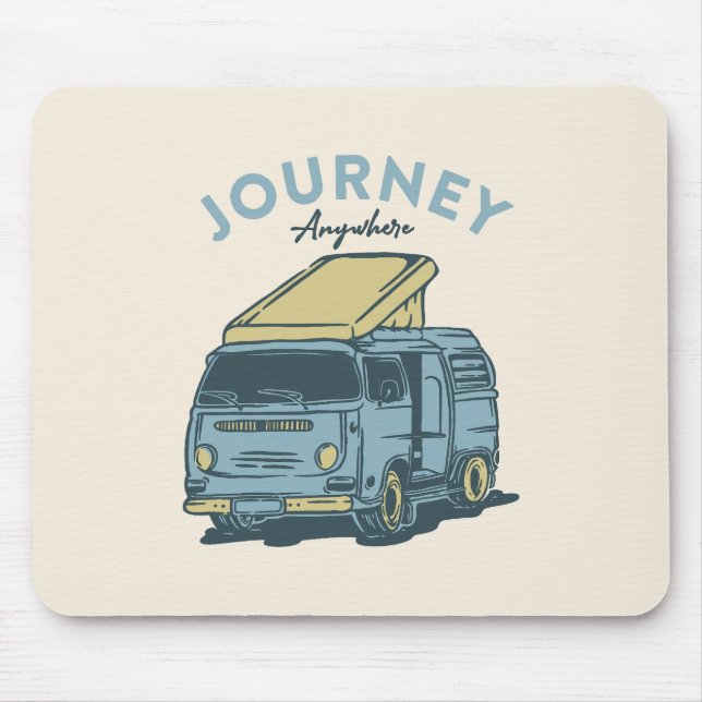 Journey Anywhere Mouse Mat (Front)
